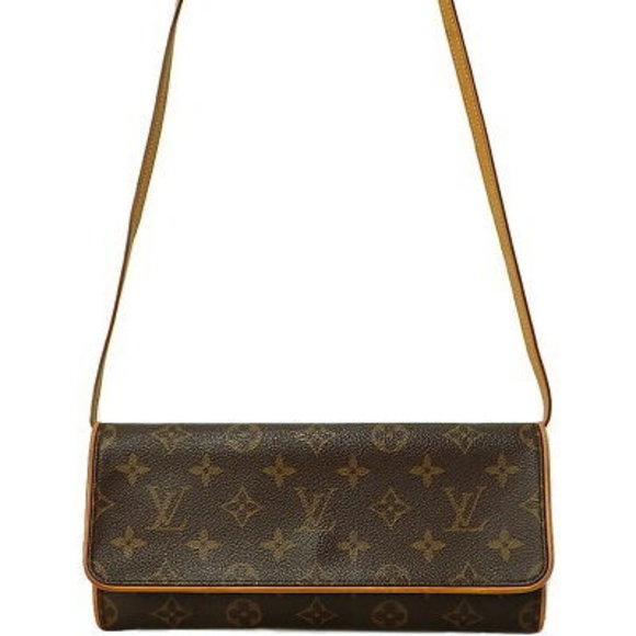 Louis Vuitton Monogram Pochette Twin GM Shoulder Bag - Picture 1 of 8